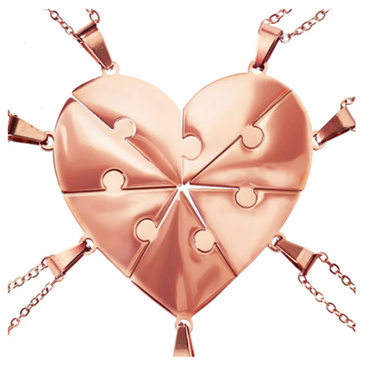 Lié à Vie - Collier puzzle famille personnalisé